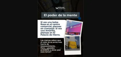 ¿Se puede registrar un color como marca en México?