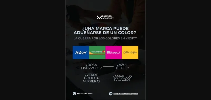 ¿Se puede registrar un color como marca en México? - imagen 1