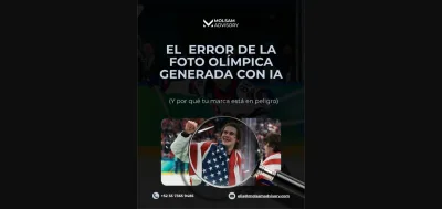 El error de la foto olímpica generada con IA (y por qué tu marca está en peligro)