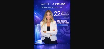 Elia Sampayo Meza, #224 en el ranking Lawgic Premios Top Marcas Solicitadas 2025