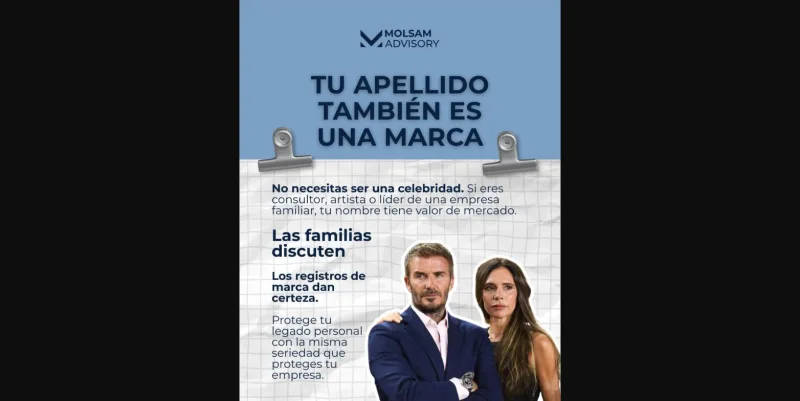 Victoria Beckham es dueña legal del nombre de su hijo: la lección de propiedad intelectual familiar - imagen 5