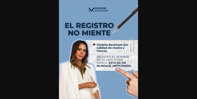 Victoria Beckham es dueña legal del nombre de su hijo: la lección de propiedad intelectual familiar - imagen 2