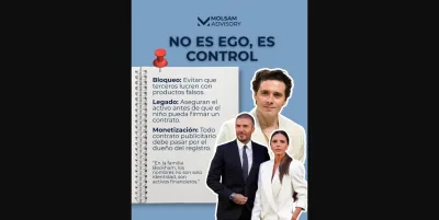 Victoria Beckham es dueña legal del nombre de su hijo: la lección de propiedad intelectual familiar