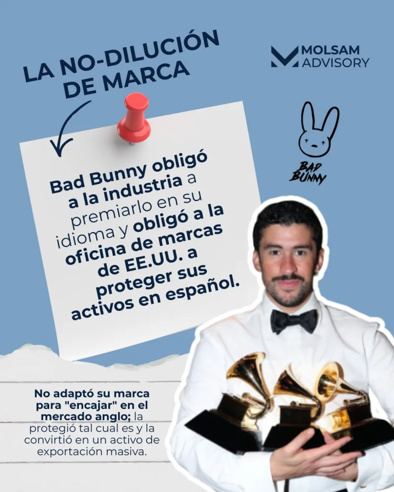 El primer Grammy en español fue histórico, pero sus 49 marcas registradas fueron estratégicas: la lección de Bad Bunny - imagen 7