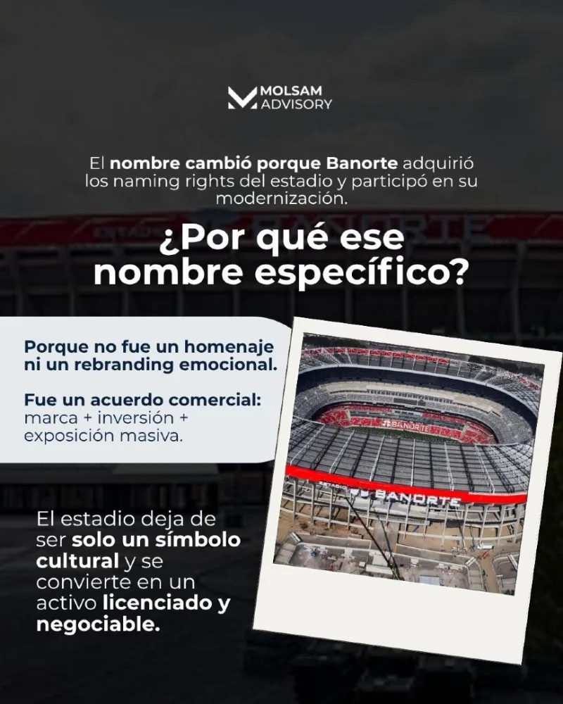El Estadio Azteca ya no existe: qué hay detrás del cambio de nombre - imagen 2