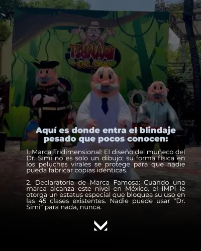 El secreto legal detrás del imperio del Dr. Simi: clases, marca tridimensional y fama