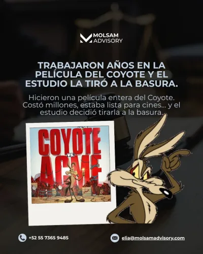 Coyote vs. Acme: por qué el dueño de una obra puede decidir no estrenarla