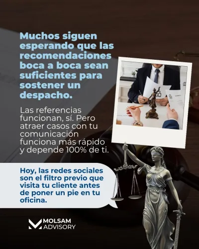 Querido colega abogado: el título en la pared ya no trae clientes