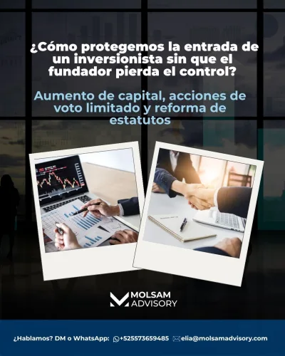 Cómo blindamos la entrada de un inversionista sin que el fundador pierda el control