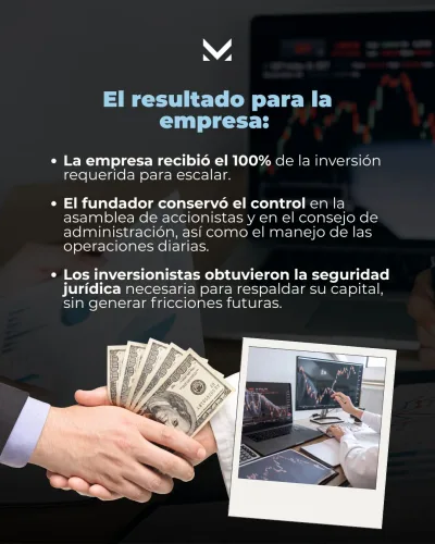 Cómo blindamos la entrada de un inversionista sin que el fundador pierda el control